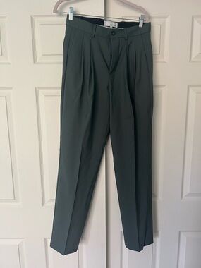 Men's  Kith Gray Pleated Dress Pants